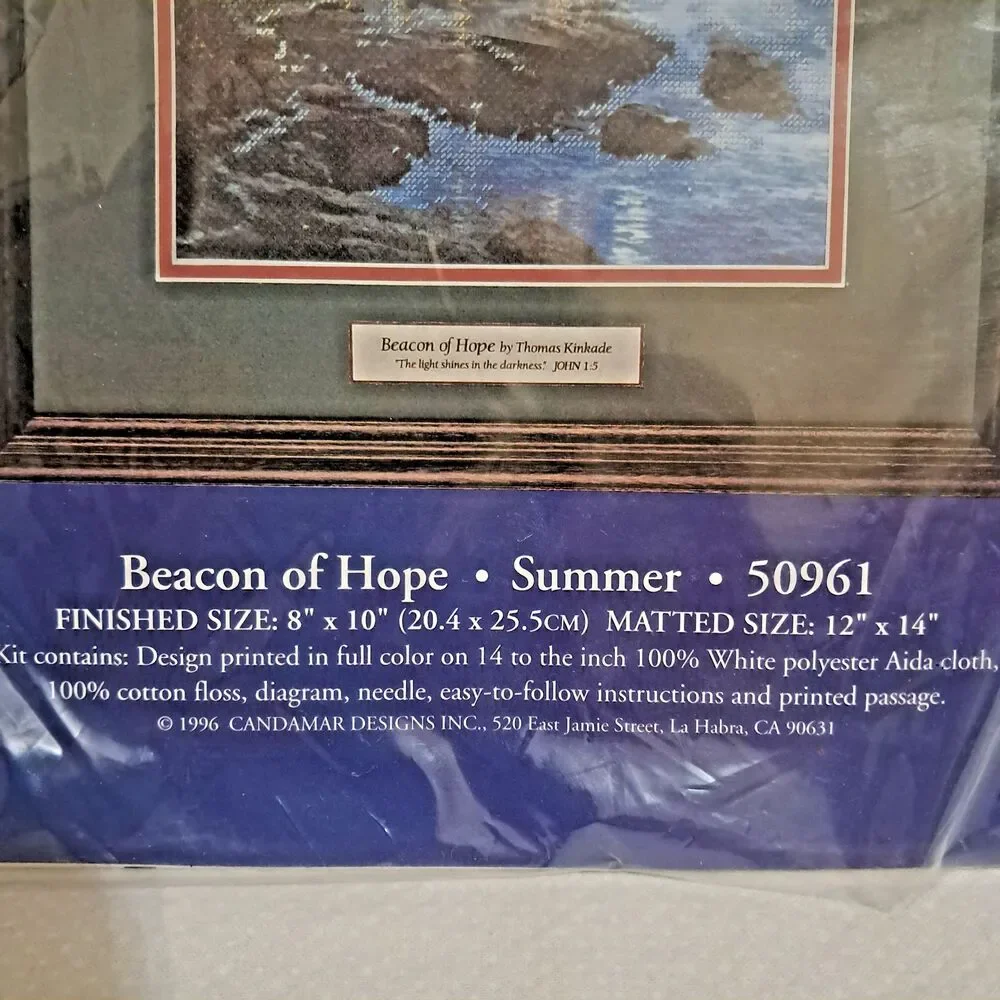 Candamar Designs Thomas Kinkade Beacon of Hope Summer 50961 Cross Stitch Kit